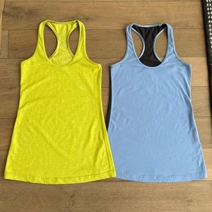 BUNDLE Lululemon 2pc Racerback Tank bundle